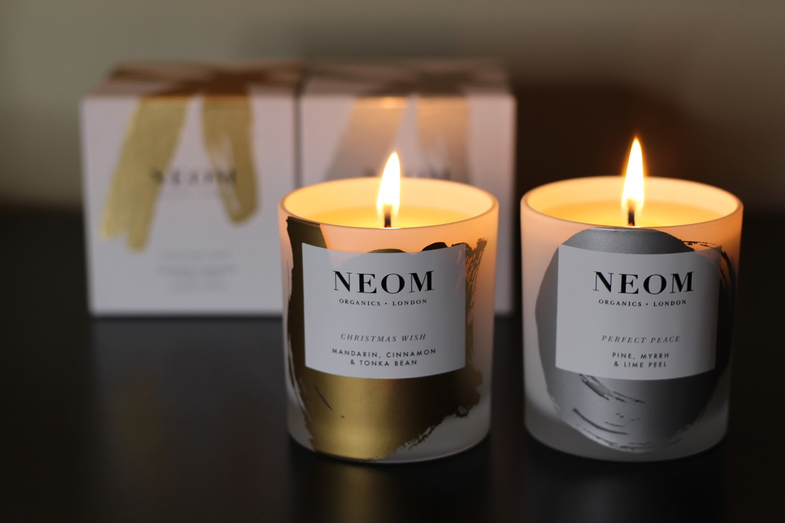 NEOM CHRISTMAS CANDLES Lily Pebbles