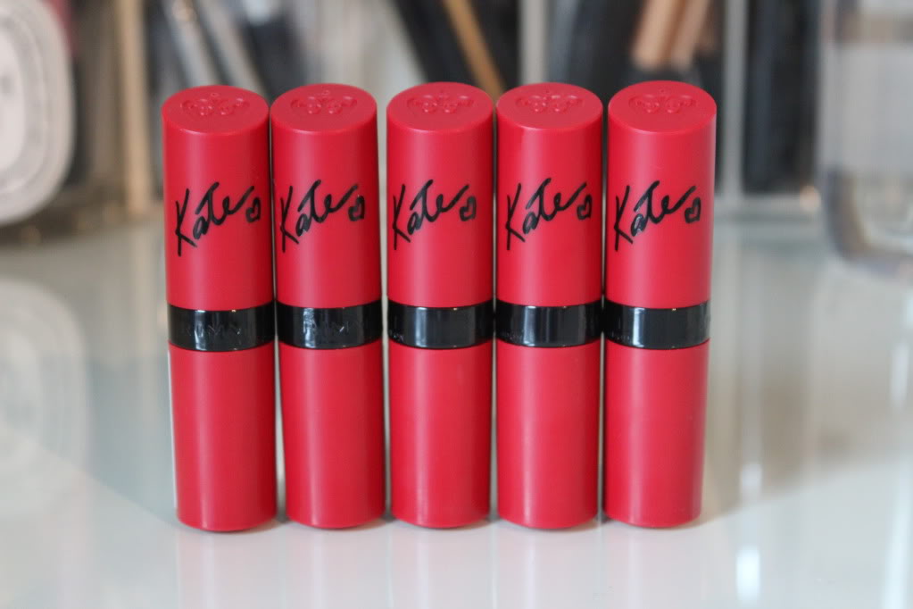kate moss rimmel aw collection lipstick swatches