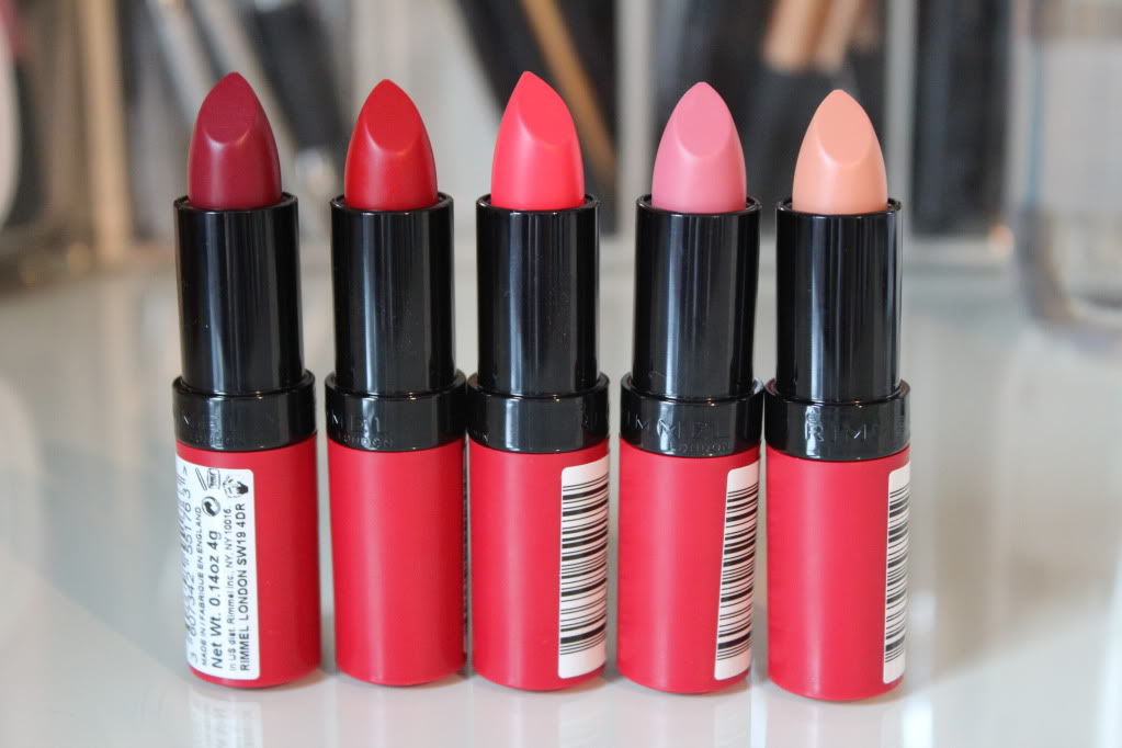 kate moss rimmel aw collection lipstick swatches